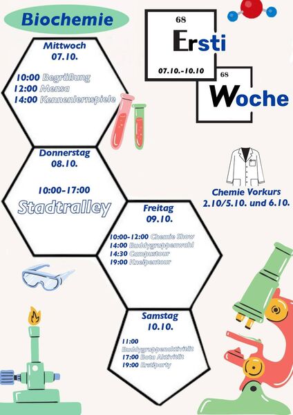 Erstiwoche Flyer